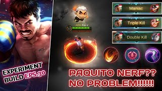 AFTER UPDATE PAQUITO NERF?INI BUILD & EMBLEM SET TERSAKIT | PAQUITO TIKTOK MONTAGE - MOBILE LEGENDS