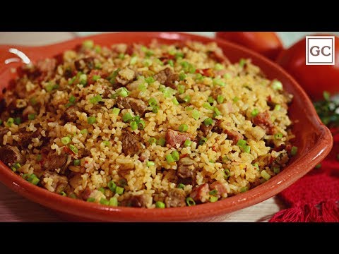 Arroz carreteiro com sobras de churrasco | Receitas Guia da Cozinha