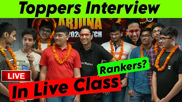 Toppers of IIT Aspirants In live Class| Saleem Sir Live Class | Class Hijacked 😍|| Physics Wallah ||