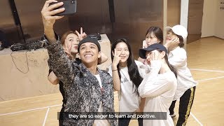 Red Velvet ‘Power Up’ Dance Practice Behind the Scenes with Kyle Hanagami (English Sub)