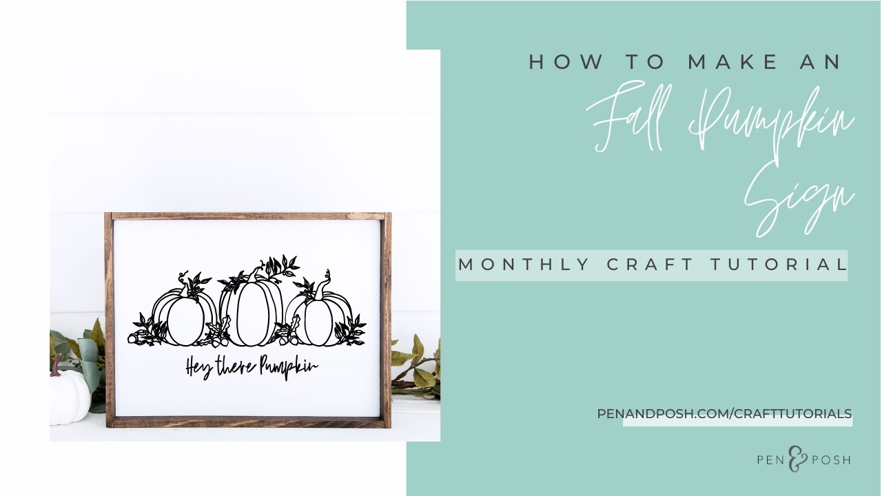 How to Fake the Chalkboard Look for a Fall Farmhouse Sign Using