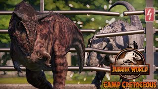 Toro and the Indominus  CAMP CRETACEOUS || Jurassic World Evolution