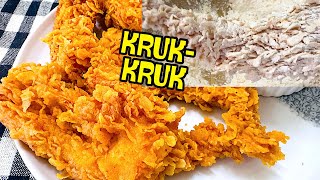 Ayam Tender Kerinting Resepi Viral | Crispy Chicken Tenders Recipe screenshot 4