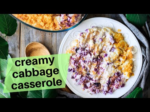 buttery cabbage casserole