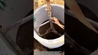 Genius DIY Tool To Lower Well Pipes Effortlessly#Civilengineering #Wellconstruction#Diy #Tools