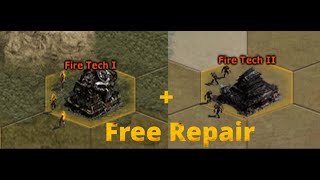 Fire Tech 1 Fire Tech Ii - Free Repair - War Commander