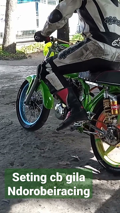 seting cb gila ndorobeiracing #cbherex  #racing #hondaclassic#racing