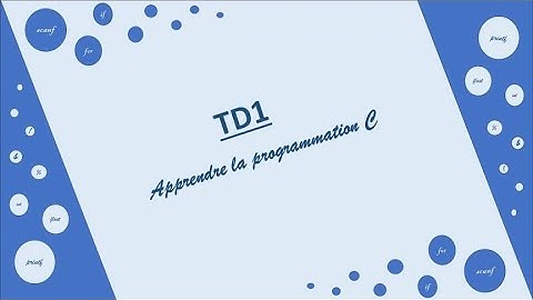 TD1_Programmation  C