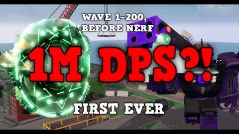 1M DPS Build! Reworked Relic + War Machine DESTROY Endless Wave 1–200 (Tower Defense X)