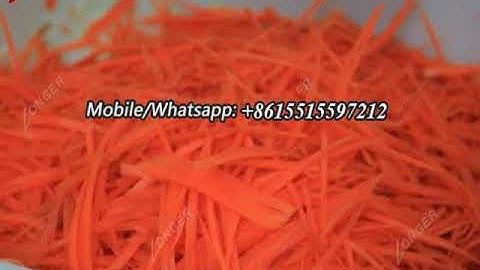 Electric Carrot Slicer Machine/ Carrot Sticks Cutting Machine Factory Price