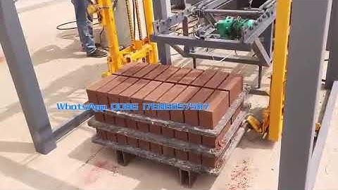 QT4-25 Full Automatic Concrete Solid Brick Block Making Machine