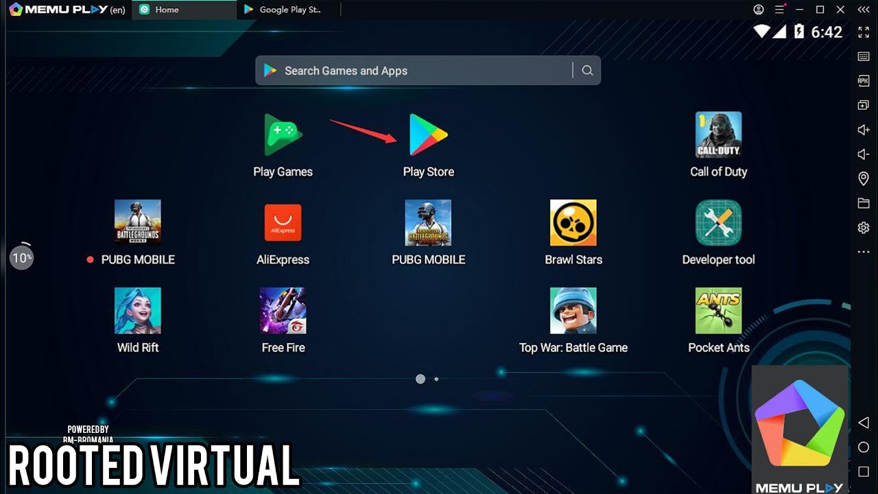 Virtual Android Rom Memu Play Rooted Virtual 32-64Bit Android Rom 5 7 9 - How To Install ...
