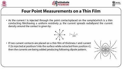 Materials Science P03 M-4.2 Two probe and four probe methods- van der Pauw method