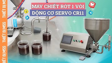 Máy chiết rót 1 vòi động cơ Servo CR11 - chiết rót nhanh chóng, chính xác