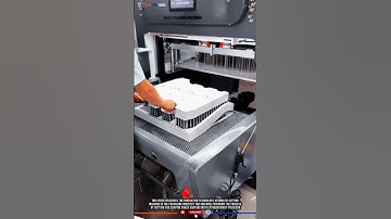 Innovation Technology Automatic Cutting Machine: Precision Snack Carton Cutting and Shaping. #tech