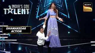 इस Magician ने उड़ाया Shilpa Shetty को हवे में | India's Got Talent Season 9 | Dhamakedar Action