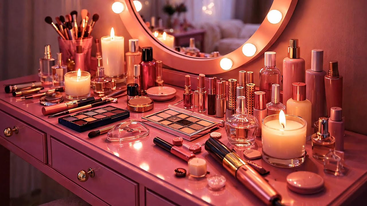 Get Ready With Me Lo-Fi 𐙚⋆°｡⋆♡ Soft Music for Makeup, Skincare & Night Routines | The Velvet Hours