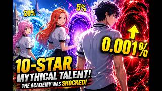He Unlocks the Legendary 10-Star Mythical Talent and Shocks the Entire Academy! 😱 | Manhwa Recap