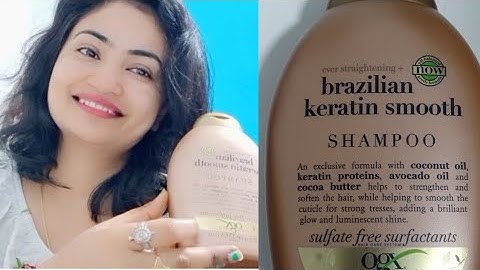 Ogx ever straight brazilian keratin therapy shampoo review