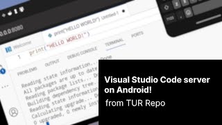 Visual Studio Code on Android 🤔