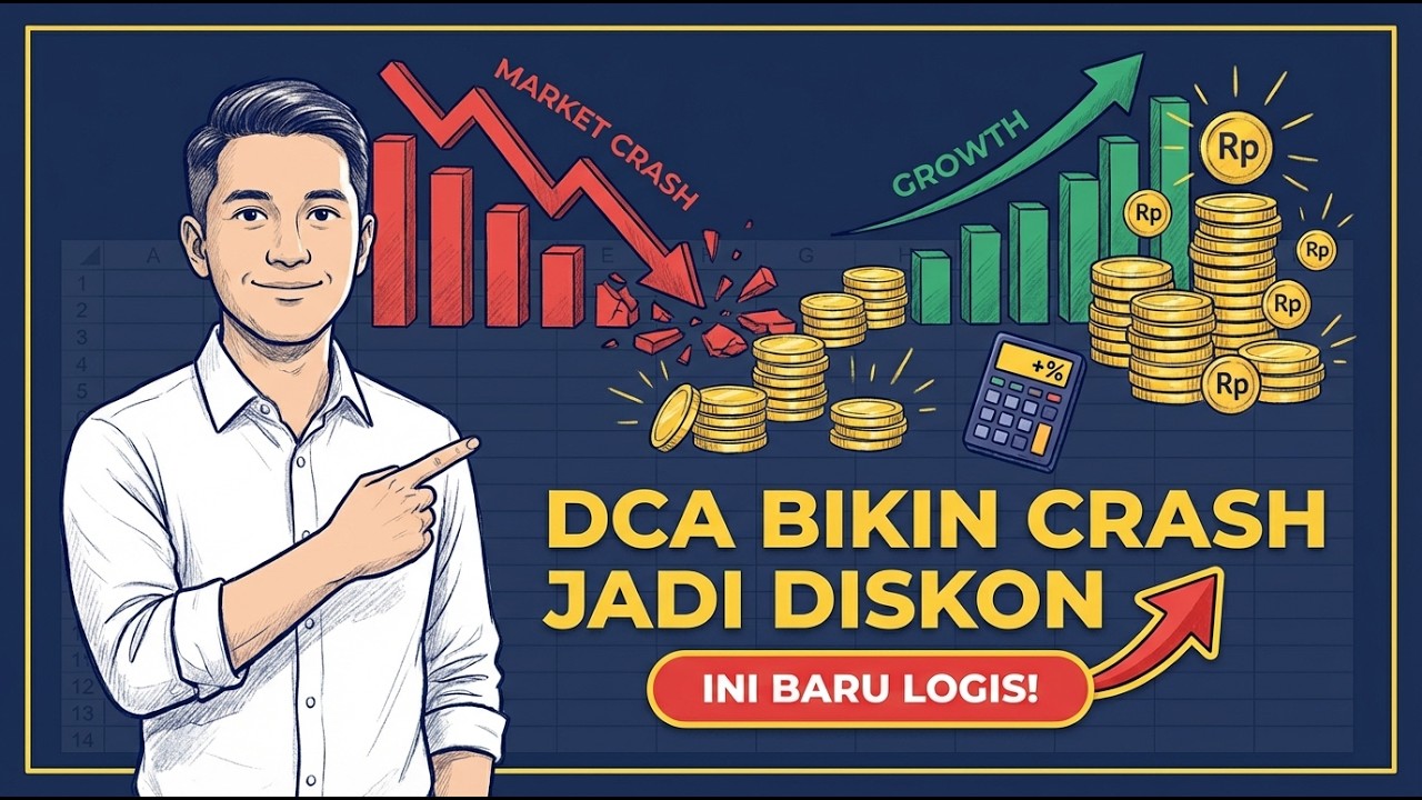 STRATEGI DOLLAR COST AVERAGING (DCA), SOLUSI INVESTASI TANPA PUSING MIKIRIN MARKET !