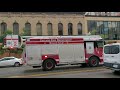 Chicago Fire Department Squad 2 & 2A responding along Chicago ave