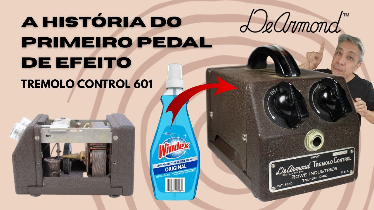 A História do DeArmond Tremolo Control 601 - O Primeiro Pedal de