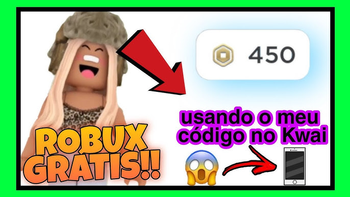 COMO CONSEGUIR ROBUX DE GRAÇA PELO KWAI !!! 