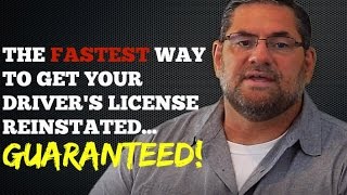 SR22 Insurance  How to Get Your Driver's License Reinstated Quickly