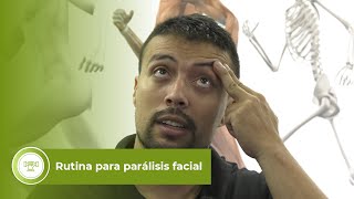 Rutina de ejercicios para parálisis facial