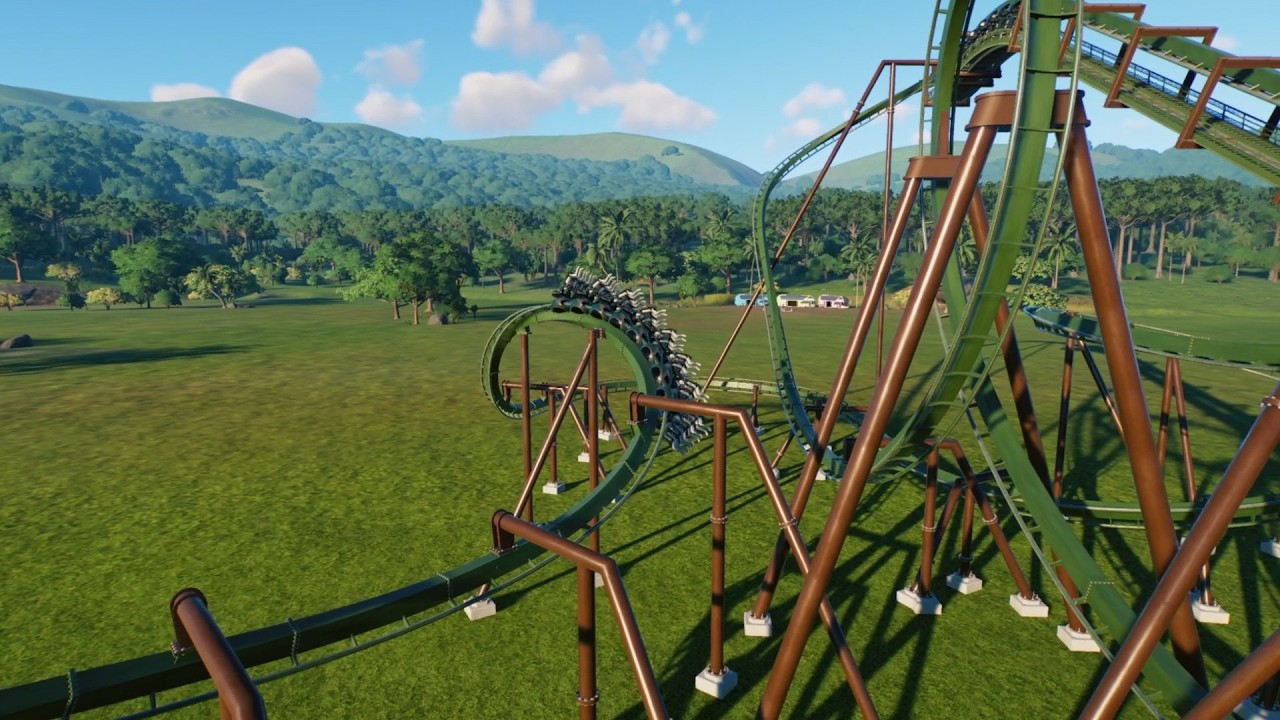 B & M Inverter Offride Planet Coaster 2 (made by Frankiesamo)