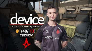 CSGO Pov - Astralis device (40-13) vs Fnatic (de_train) - ESL Pro League