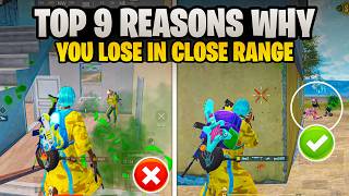 TOP 9 REASONS WHY YOU LOSE IN CLOSE RANGE FIGHTS IN BGMI🔥CLOSE RANGE TIPS AND TRICKS 2026 | Mew2. screenshot 2