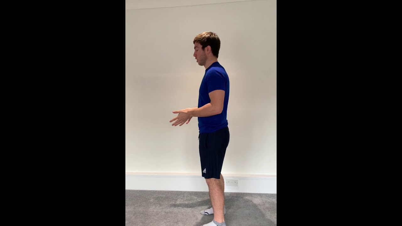 Standing Roll Down Exercise 