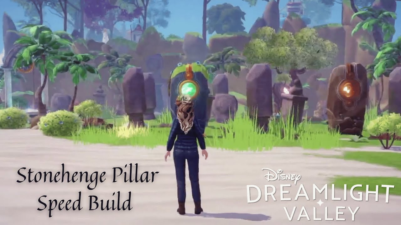 Stonehenge Pillar Speed Build Disney Dreamlight Valley YouTube