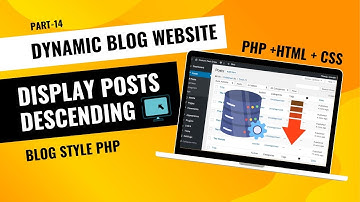 Style Your Blog Homepage with PHP & CSS | Show Posts by Date (Descending Order)