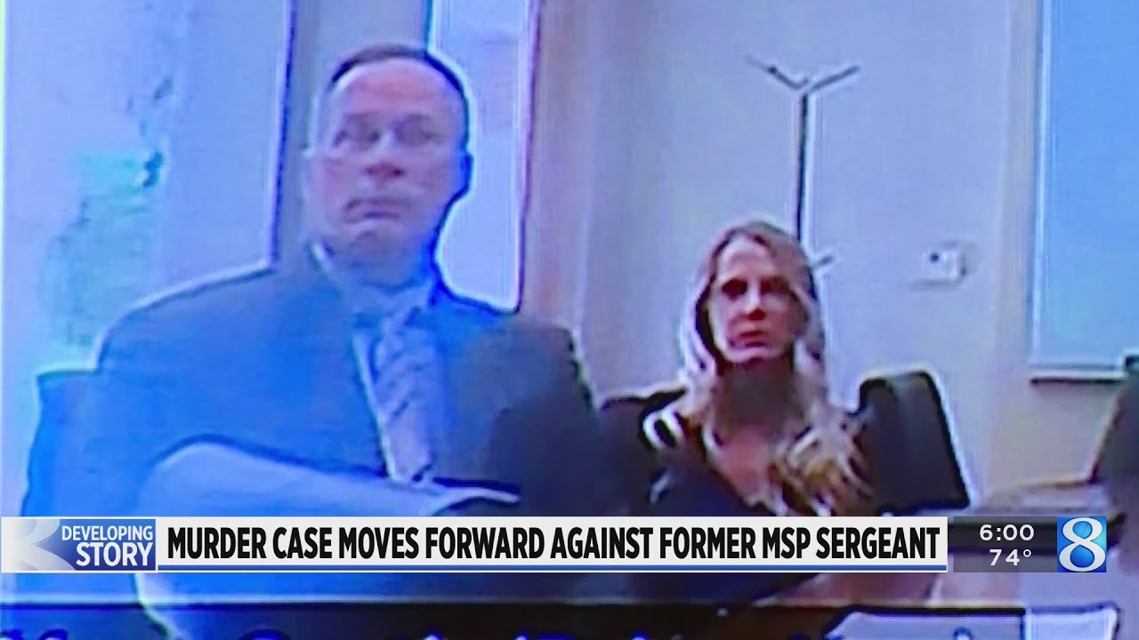 Murder case moves forward against former MSP sergeant - YouTube