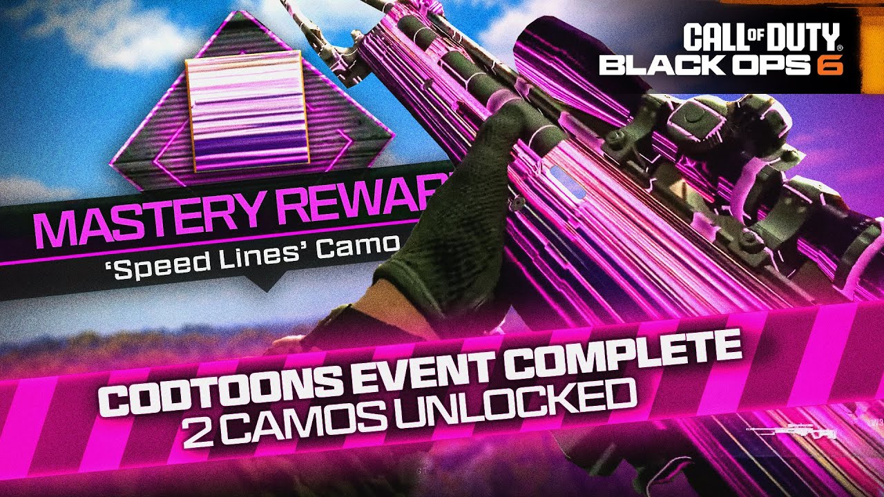 Unlock Animated Speed Lines Camos FAST… (Easy CODToons Challenges) - Black Ops 6 Season 4