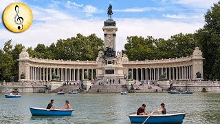 Grand Pond in El Retiro Park, Madrid 🚣‍♀️ Just Instrumental Music Shorts