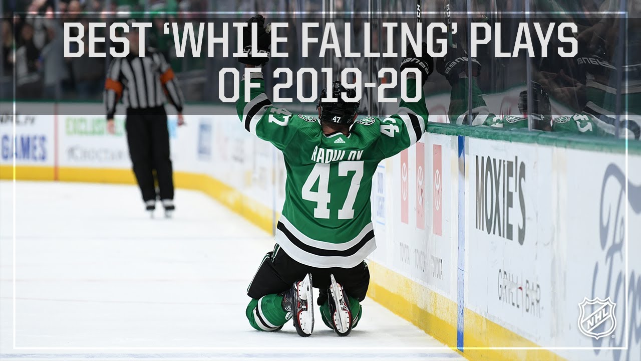 Best 'While Falling' Plays of 2019-20 | NHL