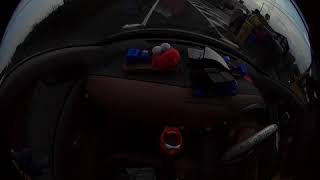 ドライブレコーダー　車横転目撃