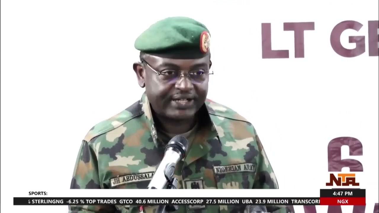 Nigerian Army Training Policy
