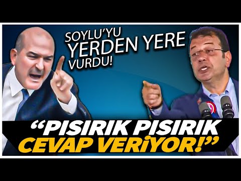 Ekrem İmamoğlu Süleyman Soylu'yu yerden yere vurdu! \