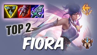 [Wild Rift] Fiora TOP 2 - S13 RUSH Challenger ranked game + build