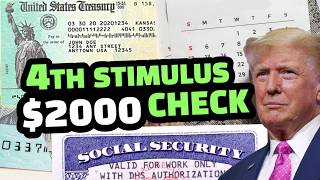 🔥$2000 Stimulus Only For Low Income💰4th Stimulus Check Update:🎉Social Security📈SSI,SSDI,Low Income✅