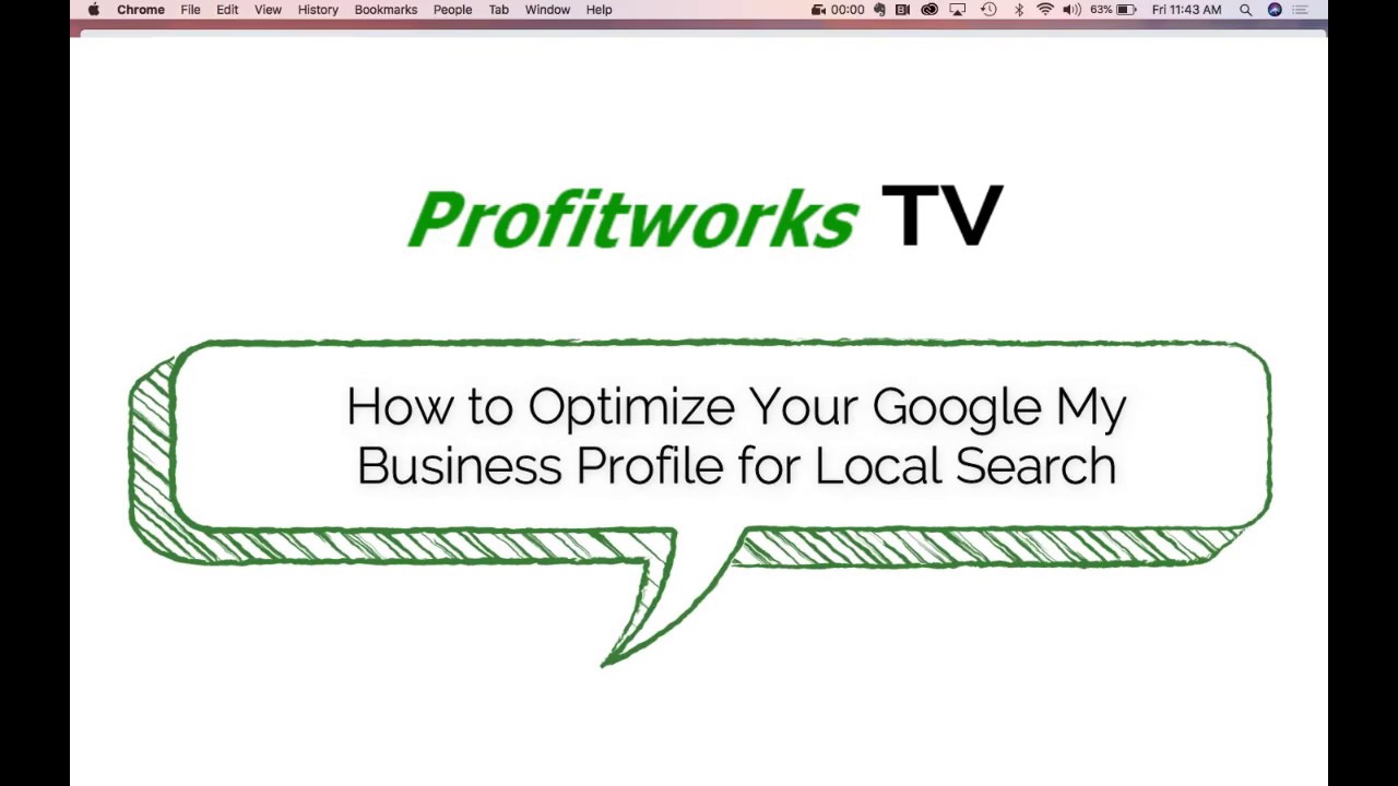 How to Optimize Your Google My Business Profile for Local Search - YouTube