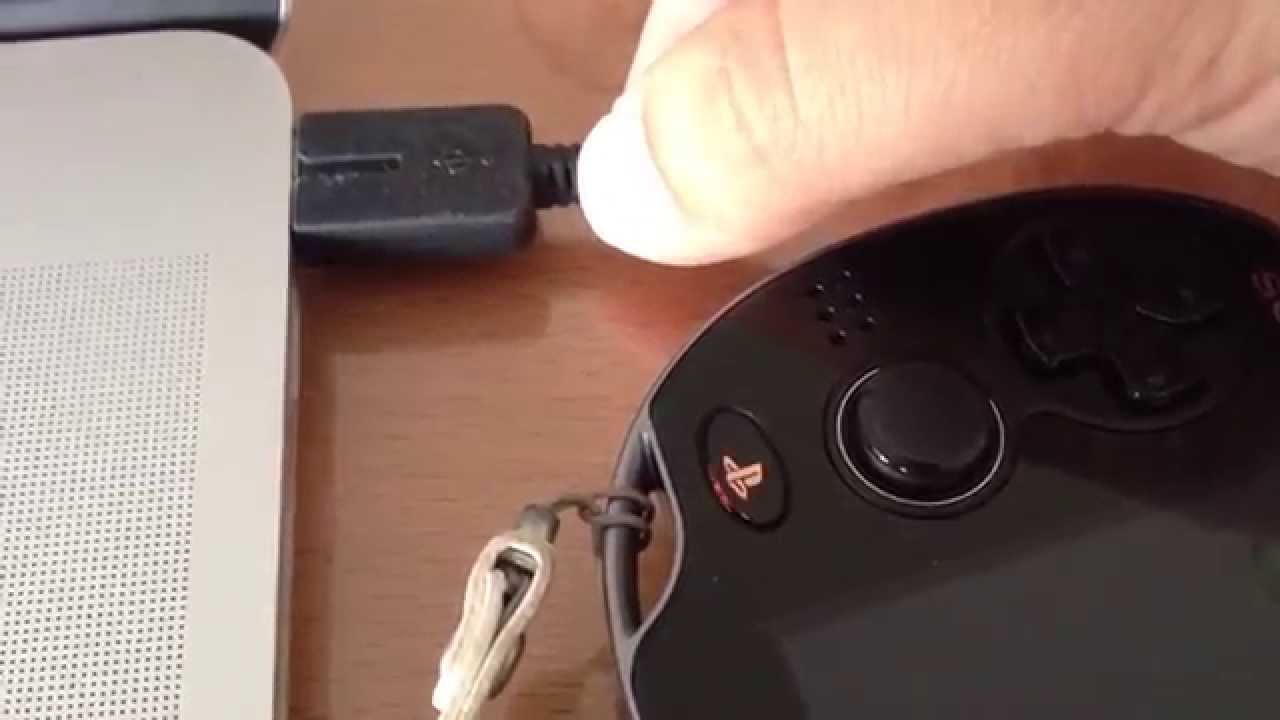 PS Vita charged by Retina Mac