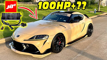 100+?? HORSEPOWER JB4 TUNER Install 2021 Supra A91