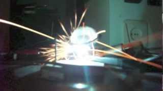 Exploding silver coated wire (30V 10A) current overload