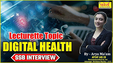 Digital Health | Future of Digital Health | ssb lecturette topics | ssb interview preparation
